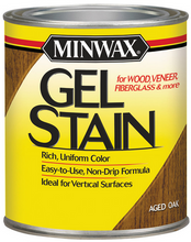 MINWAX CO INC 66020 QT AGED OAK GEL STAIN (HALF PINT)