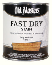 OLD MASTERS 60704 QT Early American Fast Dry Wood Stain