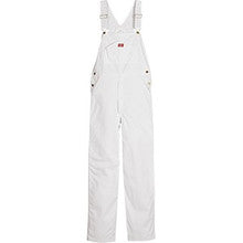 Dickies 8953WH 30W x 32L White Painter Bib Overalls