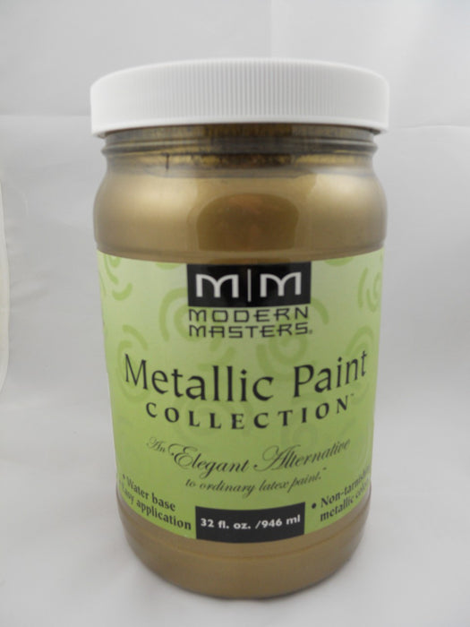 MODERN MASTER Metallic Paint #289 Semi-Opaque Brass/6oz.