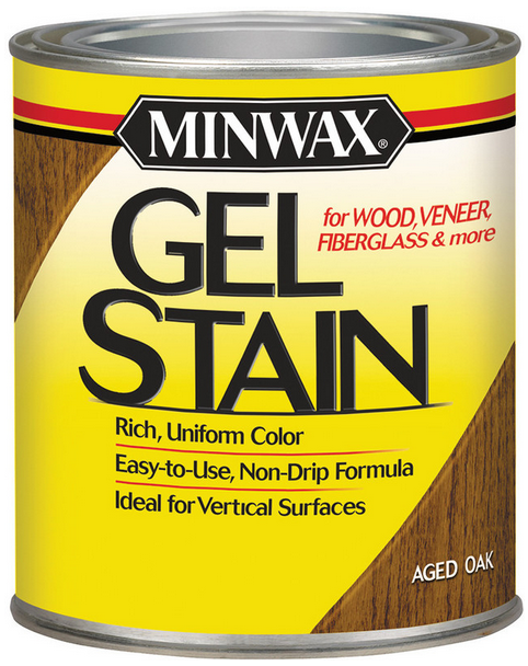 MINWAX CO INC 66020 QT AGED OAK GEL STAIN (HALF PINT)