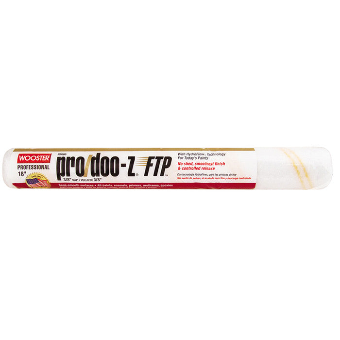 Wooster RR667 18" Pro/Doo-Z FTP 1/2" Nap Roller Cover