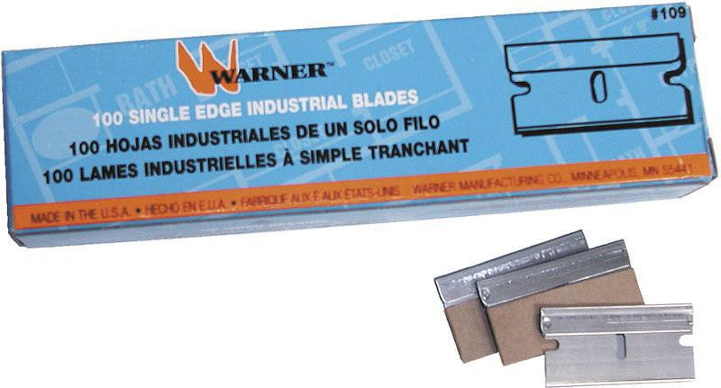 WARNER MFG 109 WARNER RAZOR BLADES 100/PK