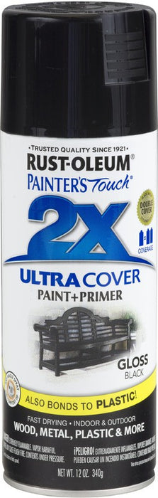 GLOSS BLACK  PAINTER'S TOUCH  2 X ULTRA (6 PACK)