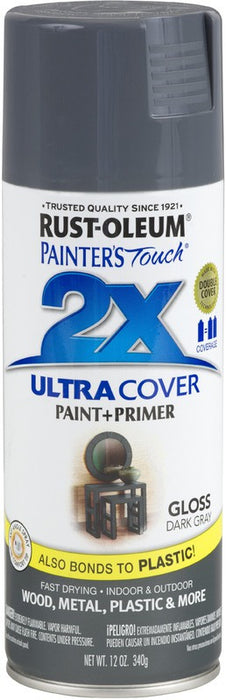 GLOSS DARK GRAY PAINTER'S TOUCH  2 X ULTRA (6 PACK)
