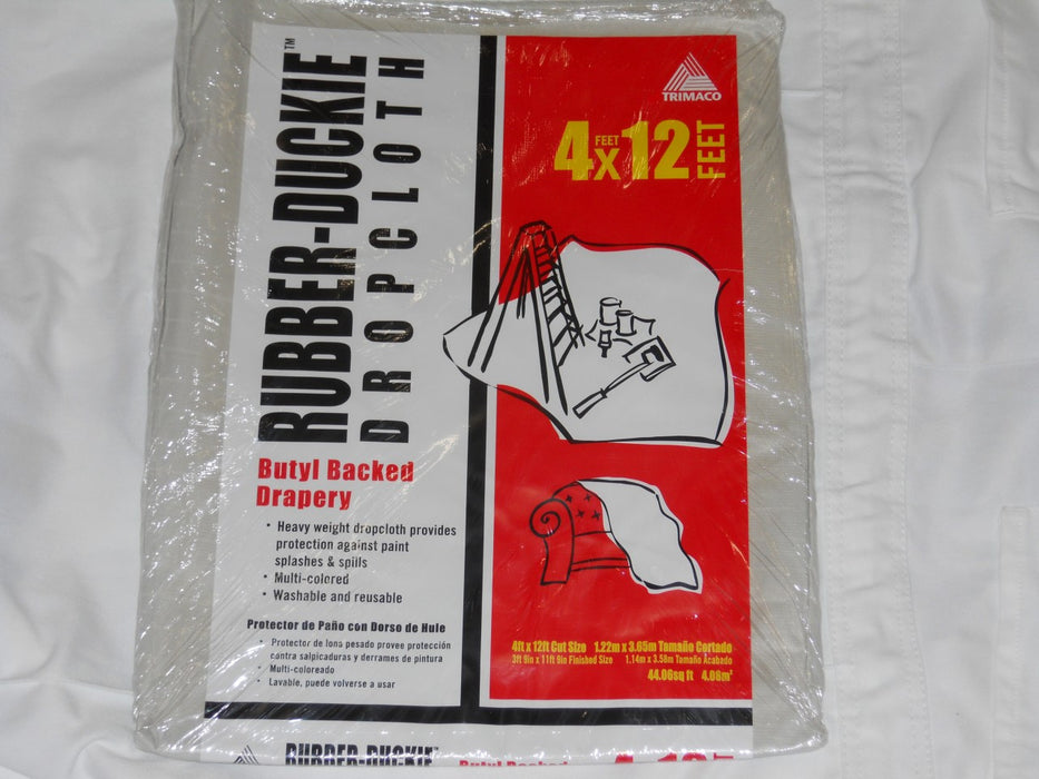TRIMACO Butyl Backed Tuff Drop Cloth 4'x12' #80207