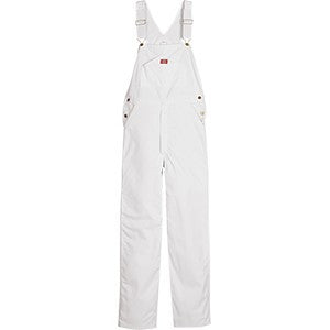 Dickies 8953WH 30W x 32L White Painter Bib Overalls