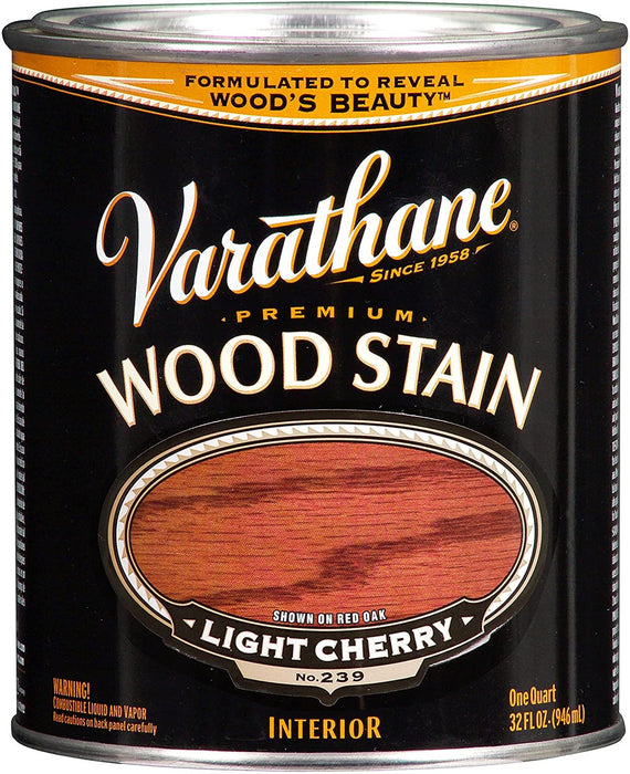 VARATHANE 211720H QT LIGHT CHERRY OIL BASED WOOD STAIN
