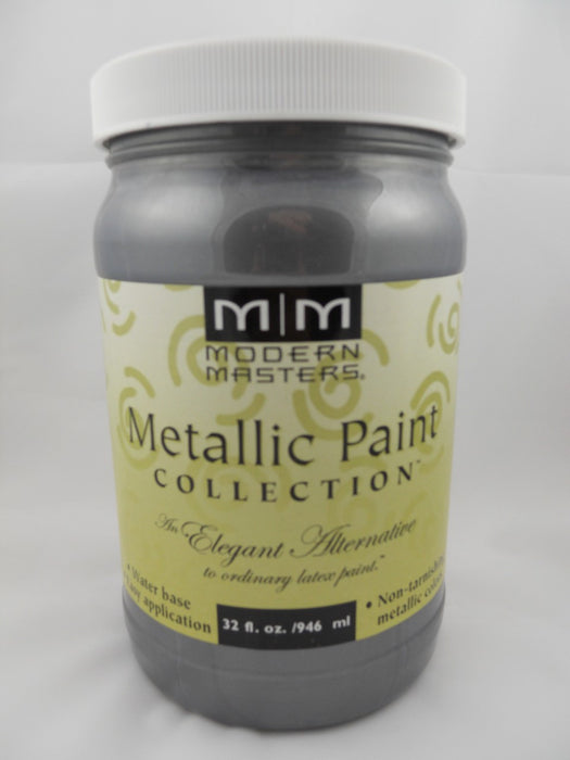 MODERN MASTERS Metallic Paint # 209 Semi Opaque Pewter/QT.