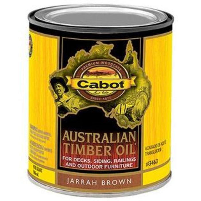 CABOT 3460 1G JARRAH BROWN Australian Timber Oil Wood Finish