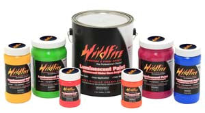 MODERN MASTERS Wildfire Luminescent Paint BRIGHT RED Gal.