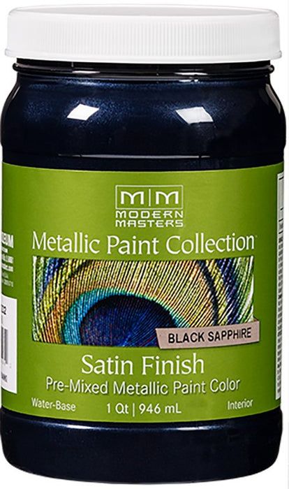 Modern Masters ME79232 32oz Metallic Paint Black Sapphire