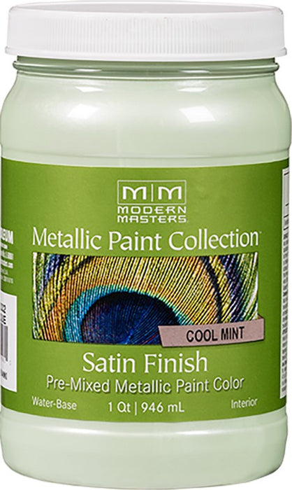 Modern Masters ME79332 32oz Metallic Paint Cool Mint